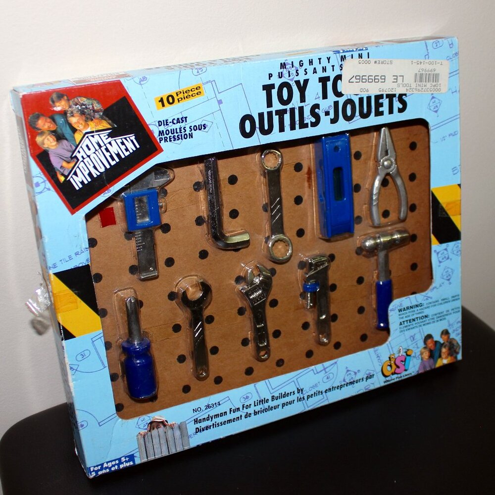 3/$77❤️Home Improvement Mighty Mini Die-Cast TOY TOOLS TV Tool Time Tim Allen